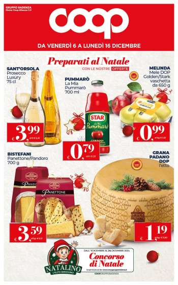 Volantino Coop - 6/12/2024 - 16/12/2024.