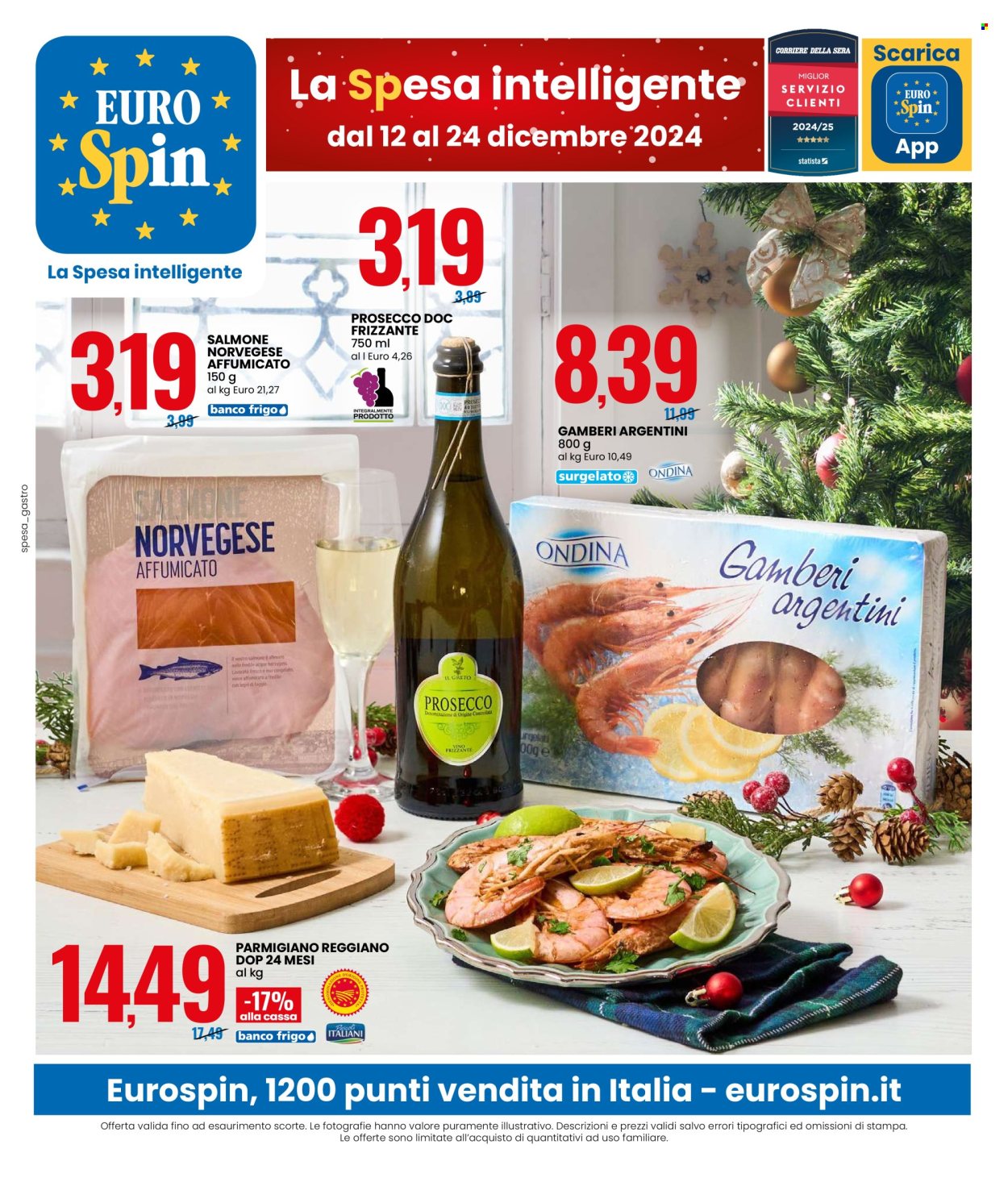 Volantino EuroSpin - 12/12/2024 - 24/12/2024. Pagina 1