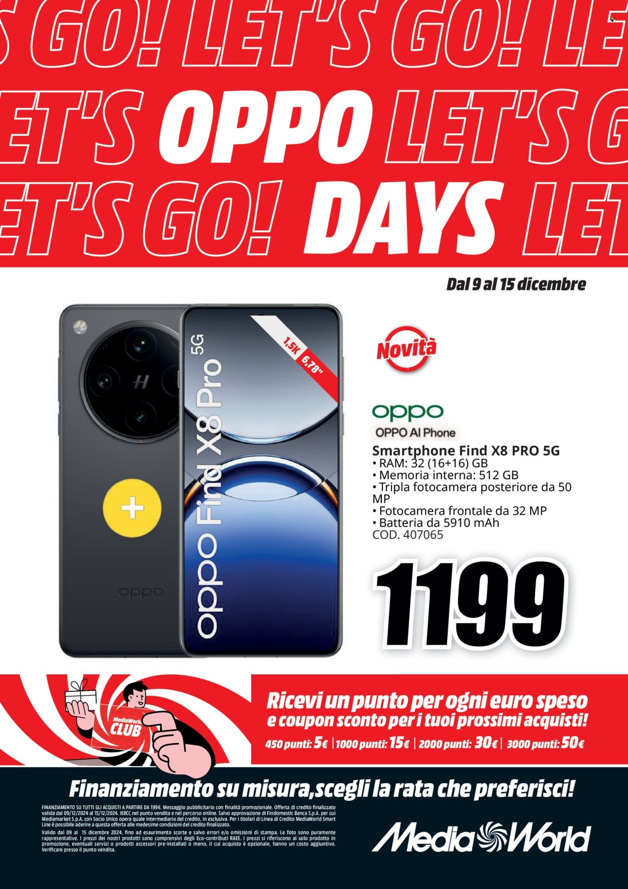 Volantino MediaWorld - 9/12/2024 - 15/12/2024. Pagina 6