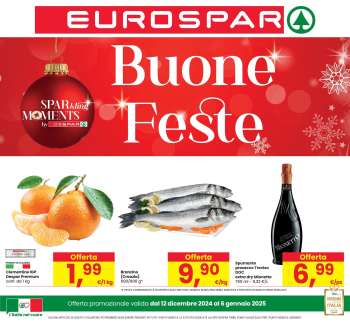 Volantino Eurospar - 12/12/2024 - 6/1/2025.