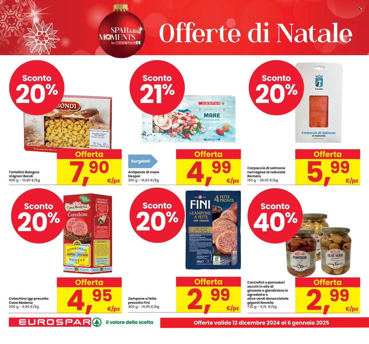 Volantino Eurospar - 12/12/2024 - 6/1/2025. Pagina 2