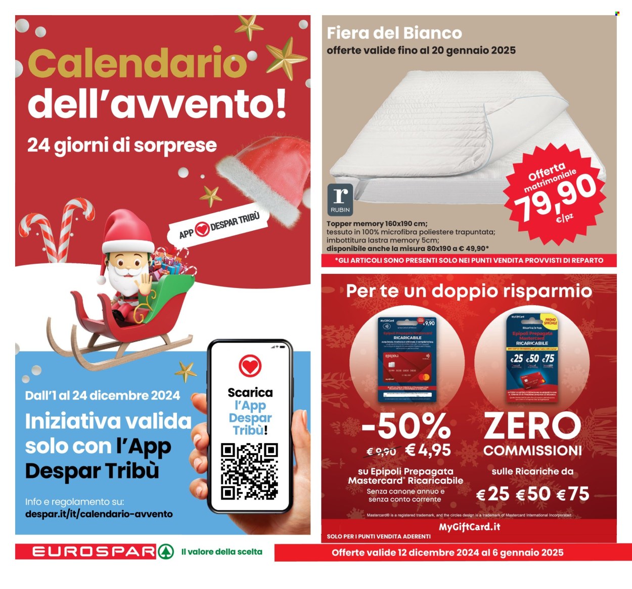 Volantino Eurospar - 12/12/2024 - 6/1/2025. Pagina 24
