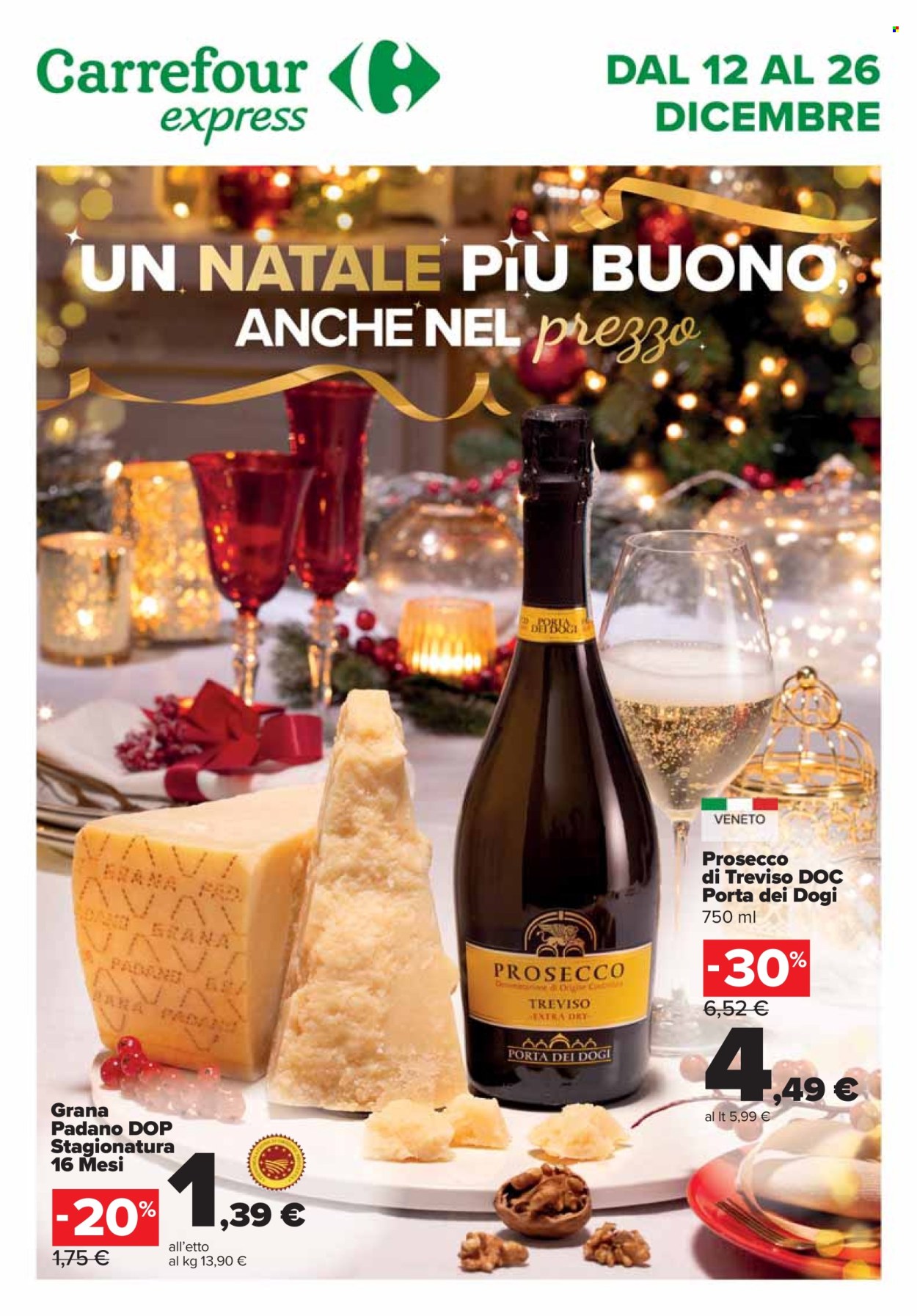 Volantino Carrefour - 12/12/2024 - 26/12/2024. Pagina 1