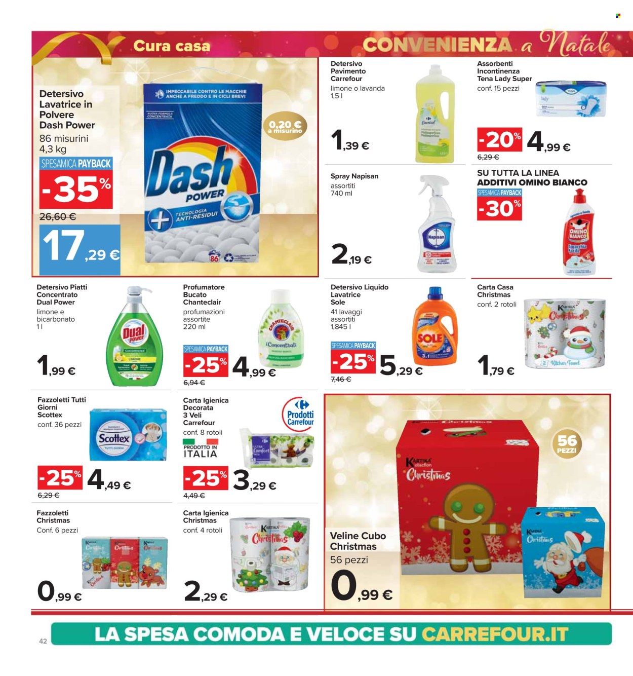 Volantino Carrefour - 13/12/2024 - 26/12/2024. Pagina 42