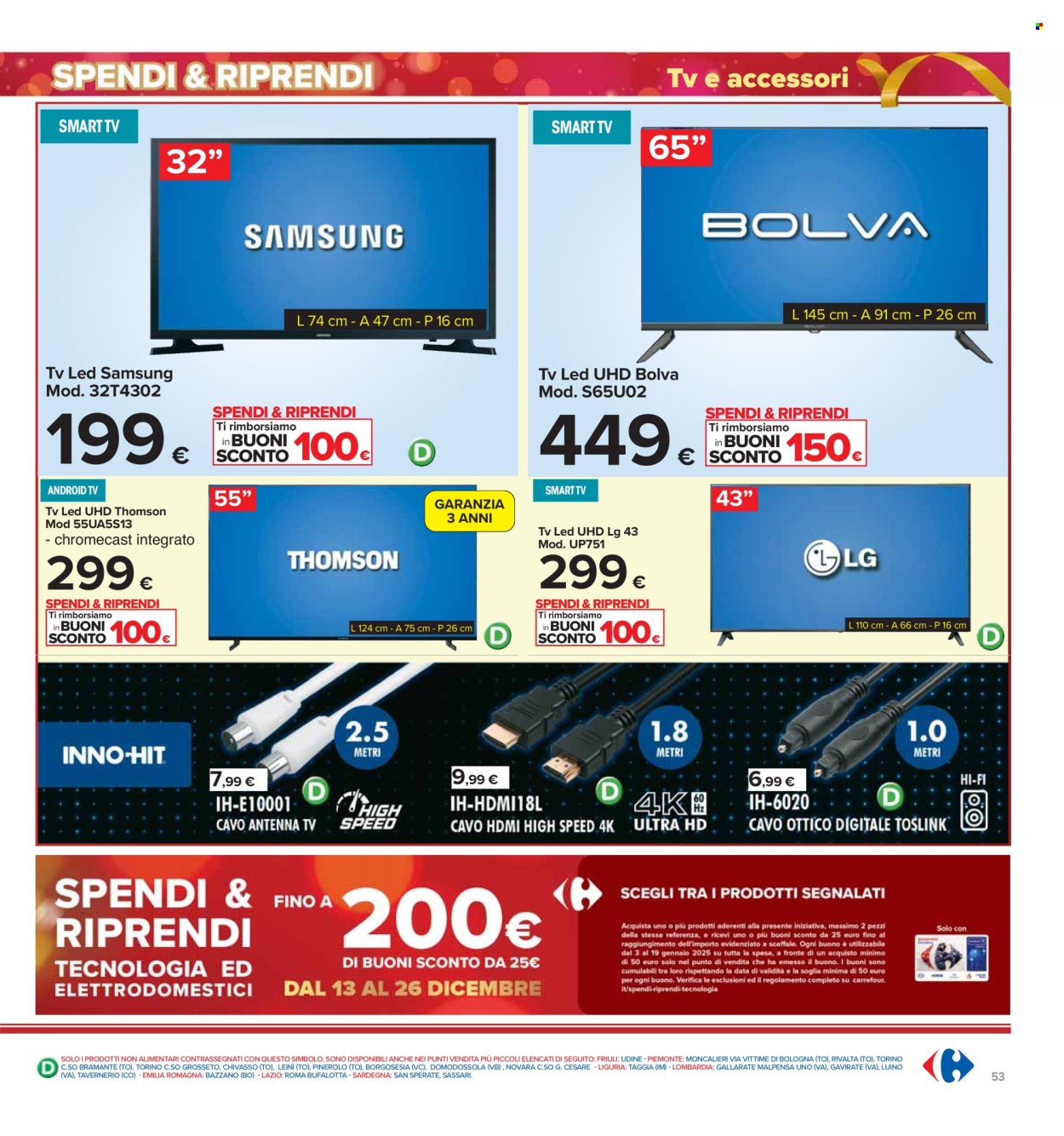 Volantino Carrefour - 13/12/2024 - 26/12/2024. Pagina 53