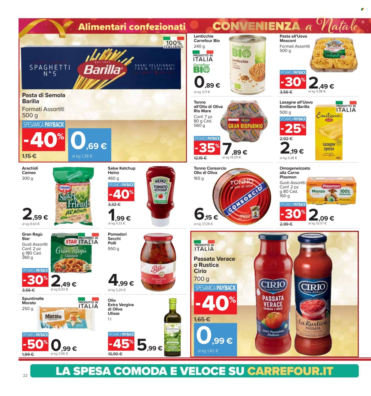 Volantino Carrefour - 13/12/2024 - 26/12/2024. Pagina 22