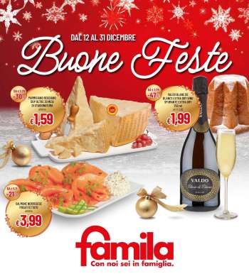 Volantino Famila - 12/12/2024 - 31/12/2024.
