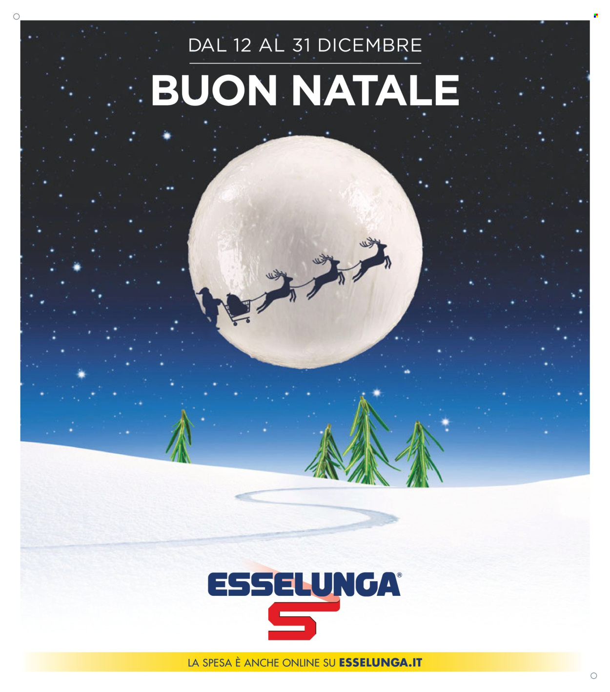 Volantino Esselunga - 12/12/2024 - 31/12/2024. Pagina 1