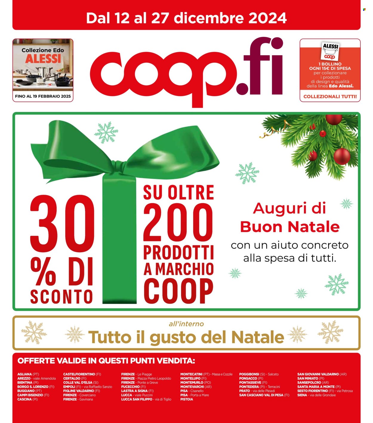 Volantino Coop - 11/12/2024 - 26/12/2024. Pagina 1