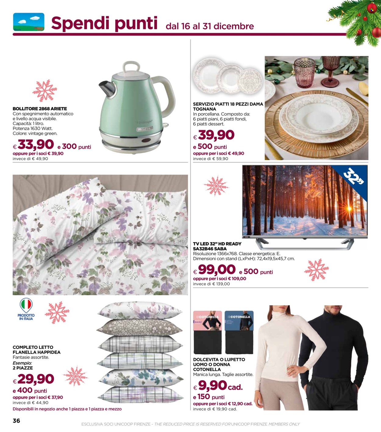 Volantino Coop - 11/12/2024 - 26/12/2024. Pagina 36