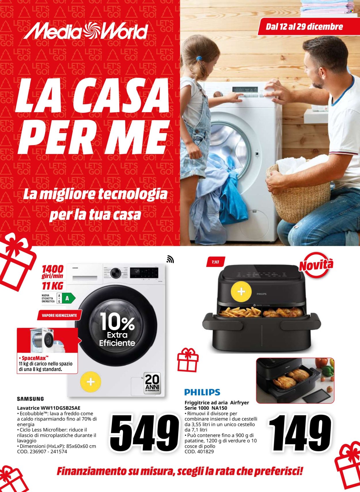 Volantino MediaWorld - 12/12/2024 - 29/12/2024. Pagina 1
