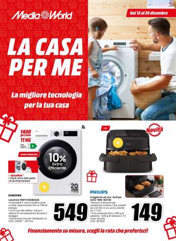 Volantino MediaWorld - 12/12/2024 - 29/12/2024.