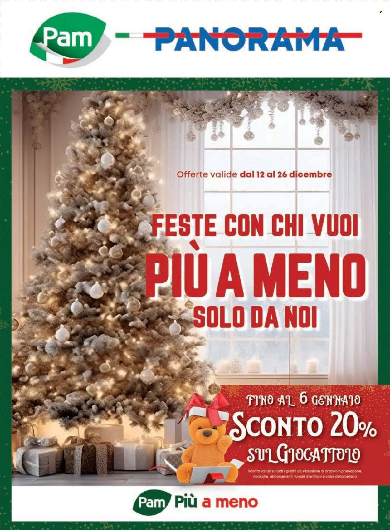 Volantino Pam Panorama - 12/12/2024 - 26/12/2024. Pagina 1