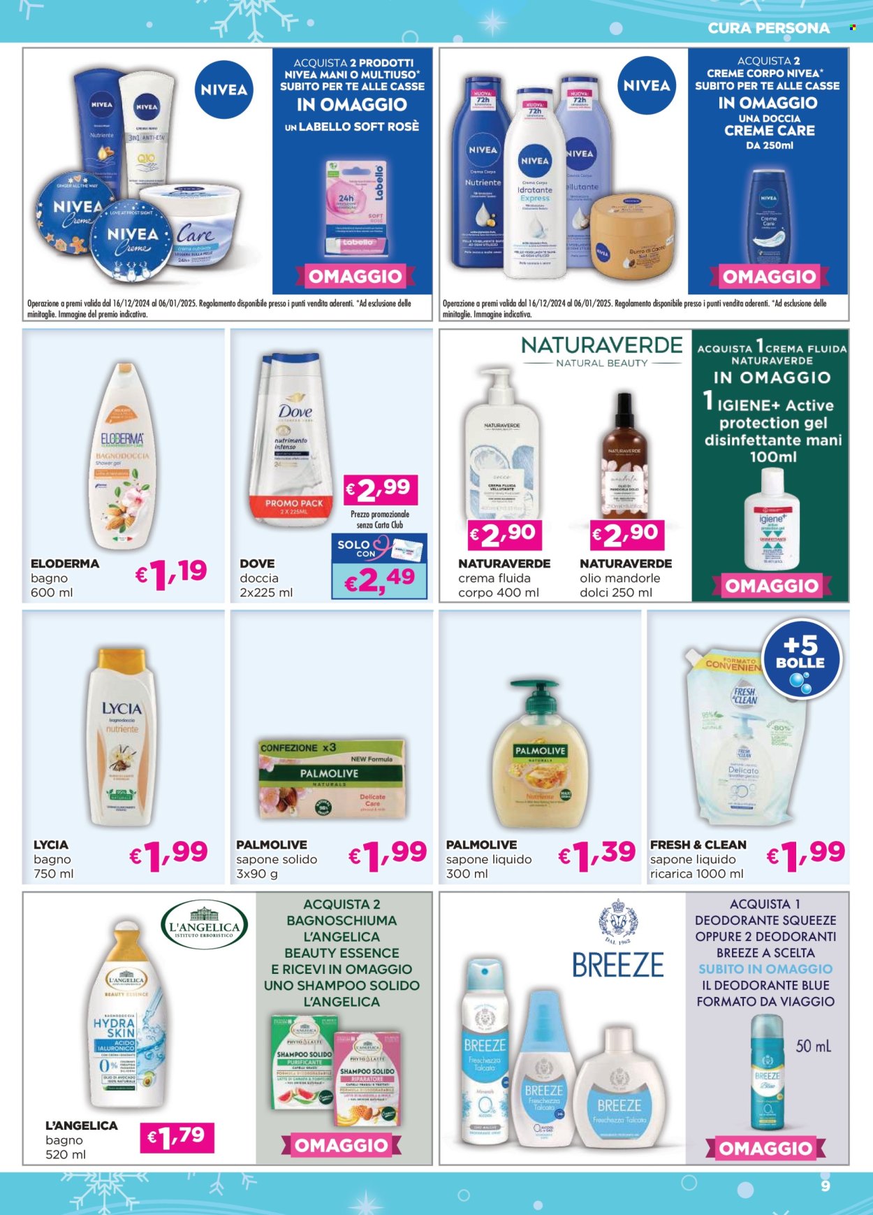 Leták Acqua & Sapone - 17.12.2024 - 6.1.2025. Strana 9