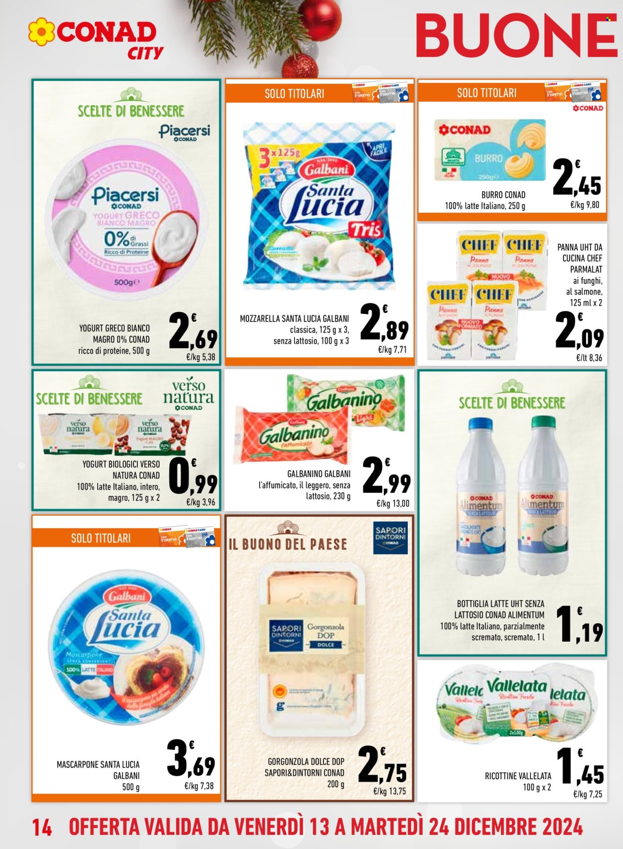 Volantino Conad - 13/12/2024 - 24/12/2024. Pagina 14