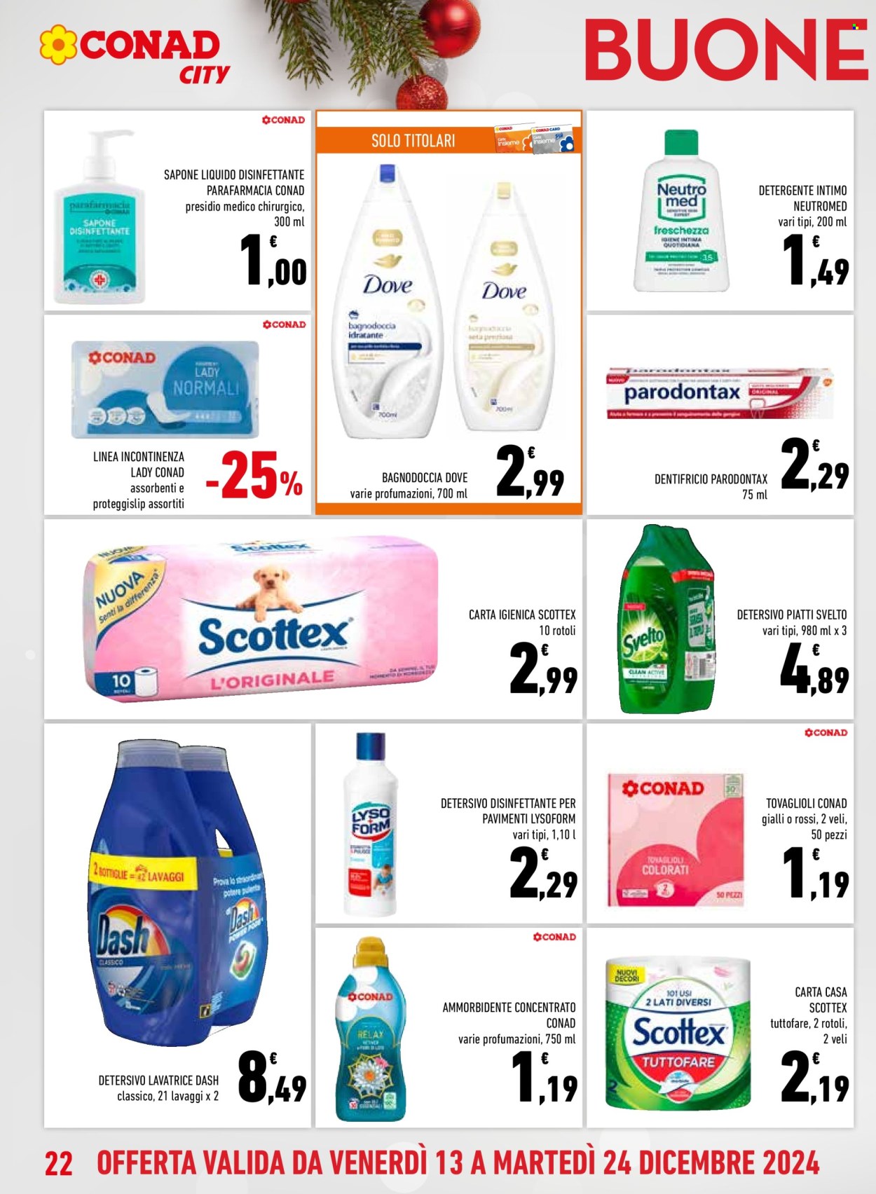 Volantino Conad - 13/12/2024 - 24/12/2024. Pagina 22