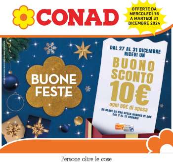 Volantino Conad - 18/12/2024 - 31/12/2024.