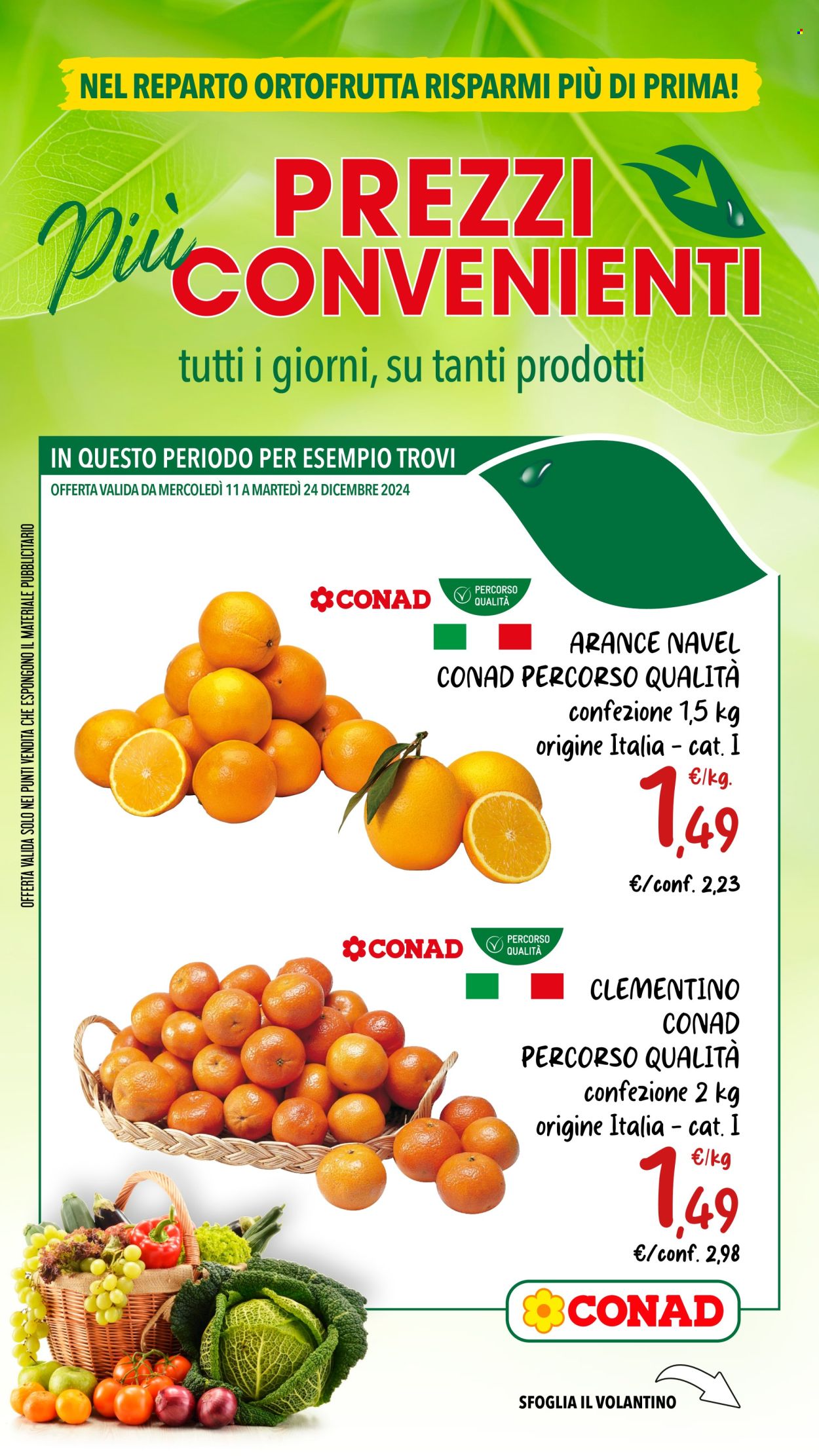 Leták Conad - 11.12.2024 - 24.12.2024. Strana 1
