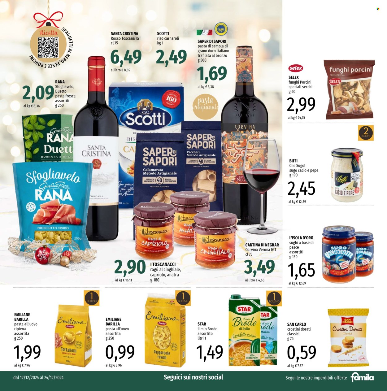 Volantino Famila - 12/12/2024 - 26/12/2024. Pagina 9