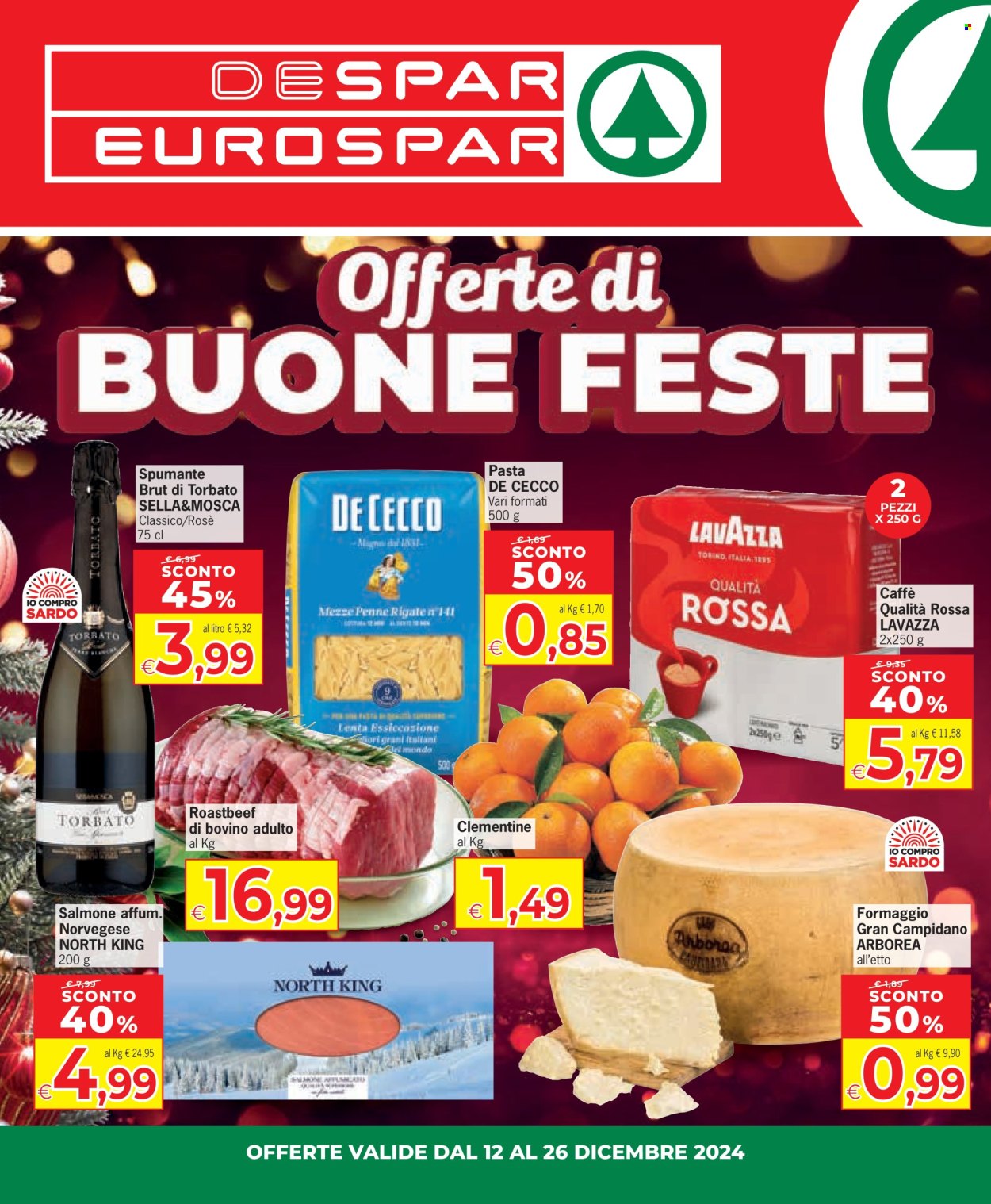 Volantino Eurospar - 12/12/2024 - 26/12/2024. Pagina 1