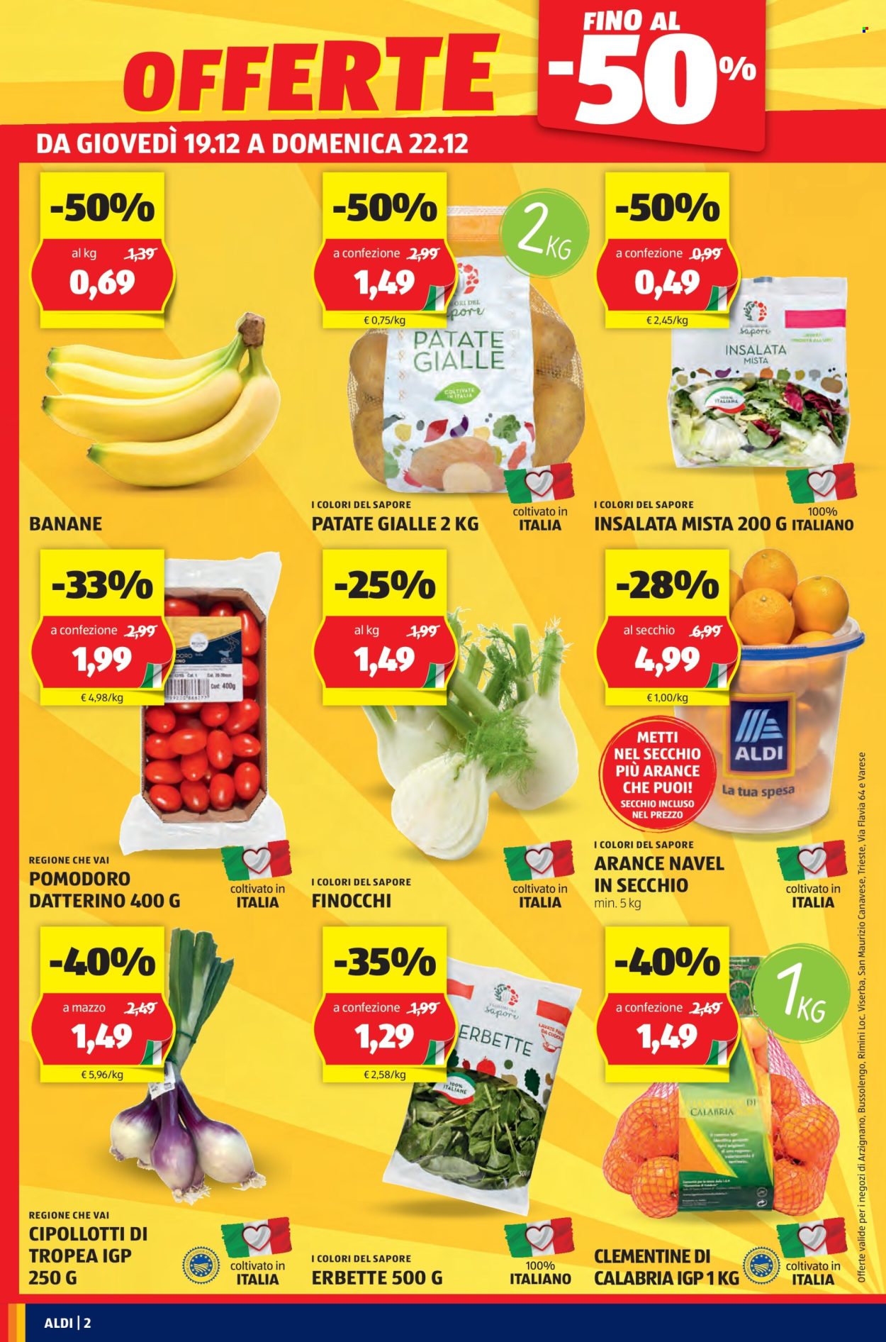 Volantino Aldi - 19/12/2024 - 28/12/2024. Pagina 2