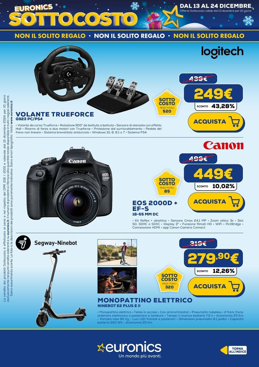 Volantino Euronics - 13/12/2024 - 22/12/2024. Pagina 6