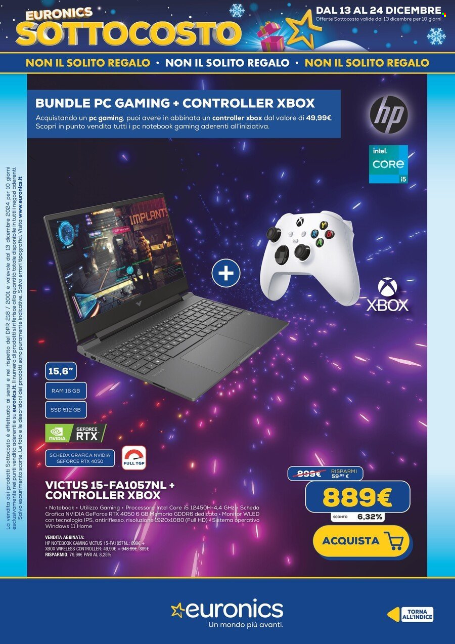 Volantino Euronics - 13/12/2024 - 22/12/2024. Pagina 18
