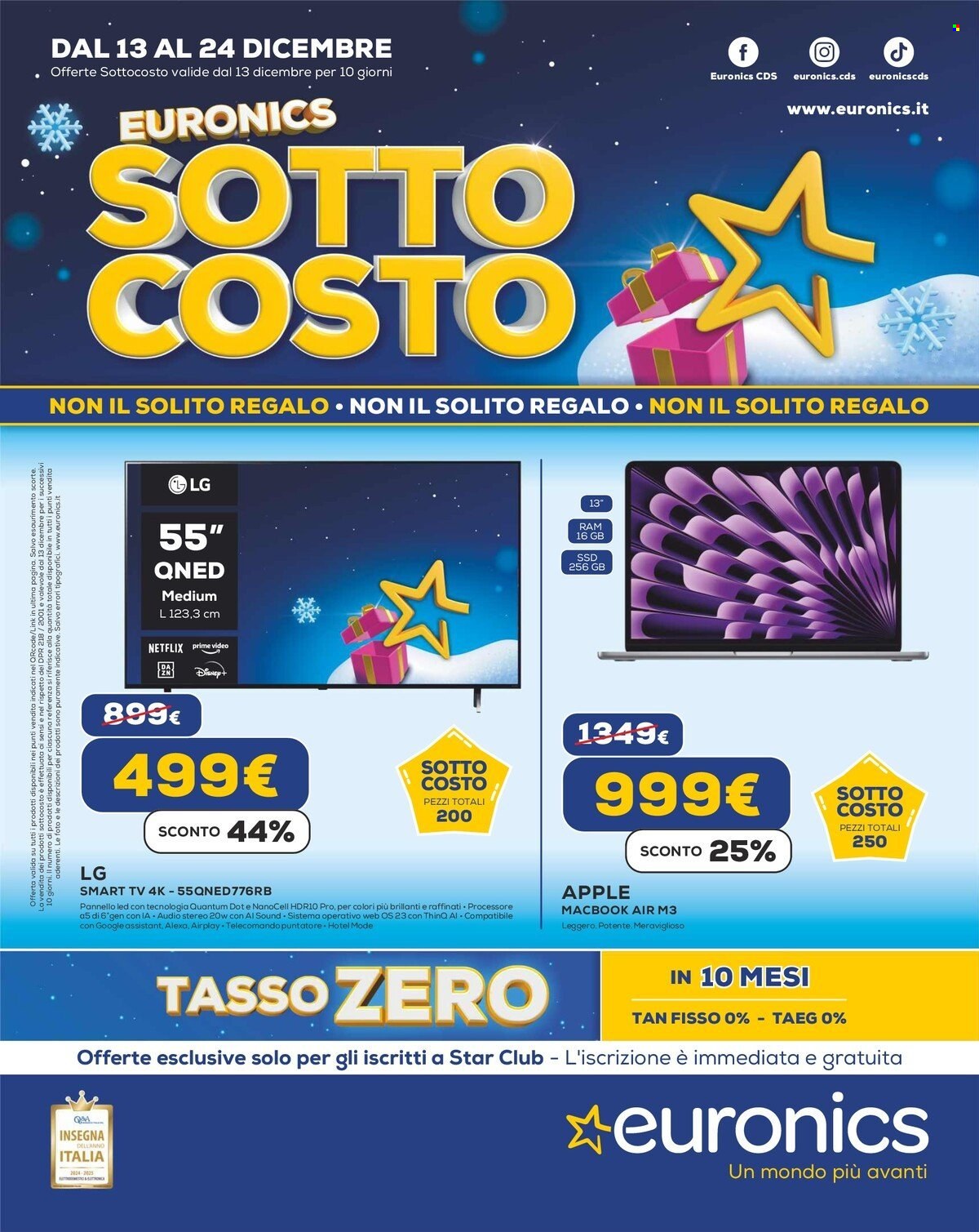 Leták Euronics - 13.12.2024 - 24.12.2024. Strana 1