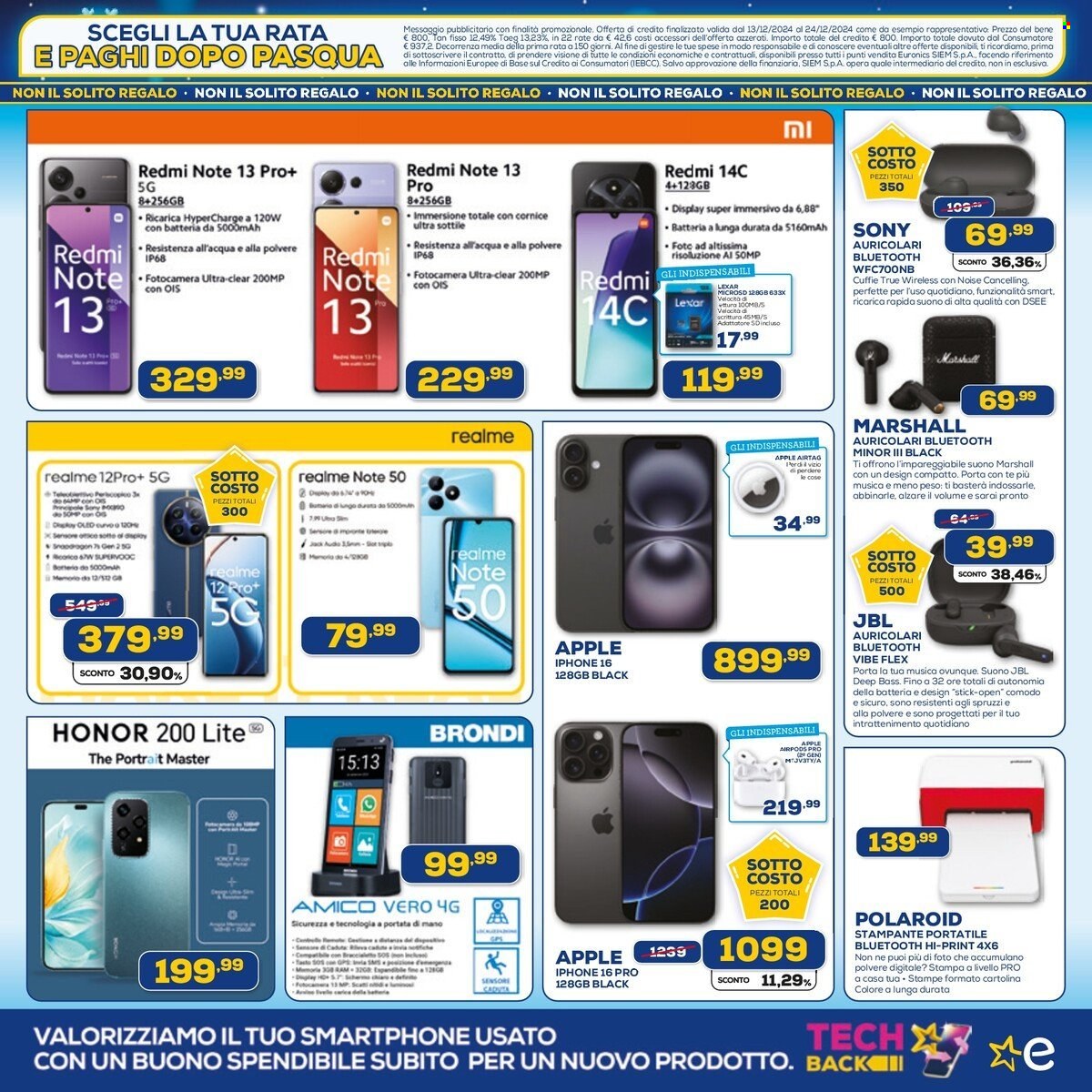 Volantino Euronics - 13/12/2024 - 24/12/2024. Pagina 5