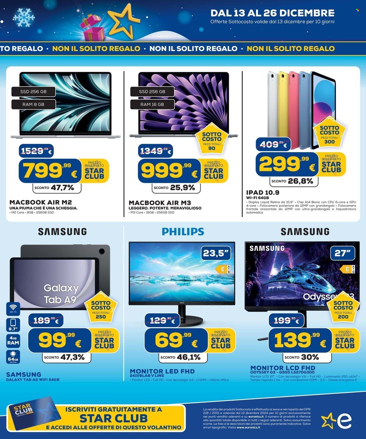 Volantino Euronics - 13/12/2024 - 31/12/2024. Pagina 3