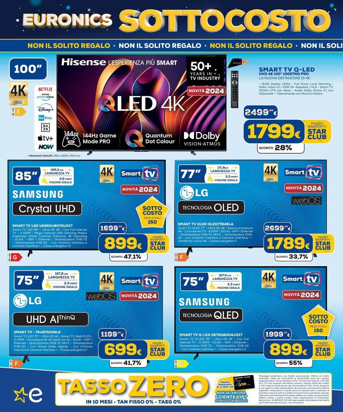 Volantino Euronics - 13/12/2024 - 31/12/2024. Pagina 8