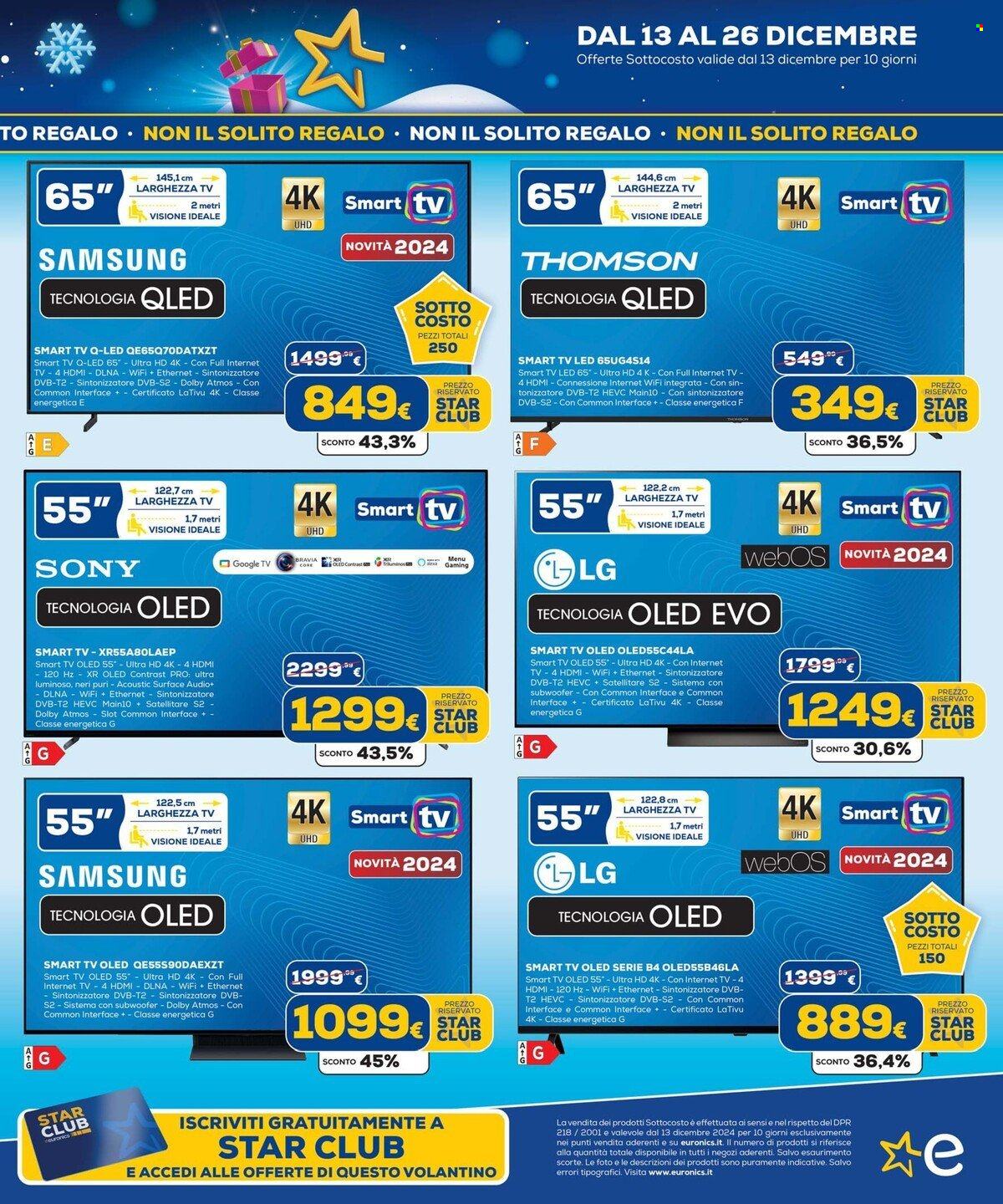 Volantino Euronics - 13/12/2024 - 31/12/2024. Pagina 9