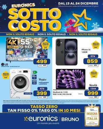 Volantino Euronics - 13/12/2024 - 24/12/2024.