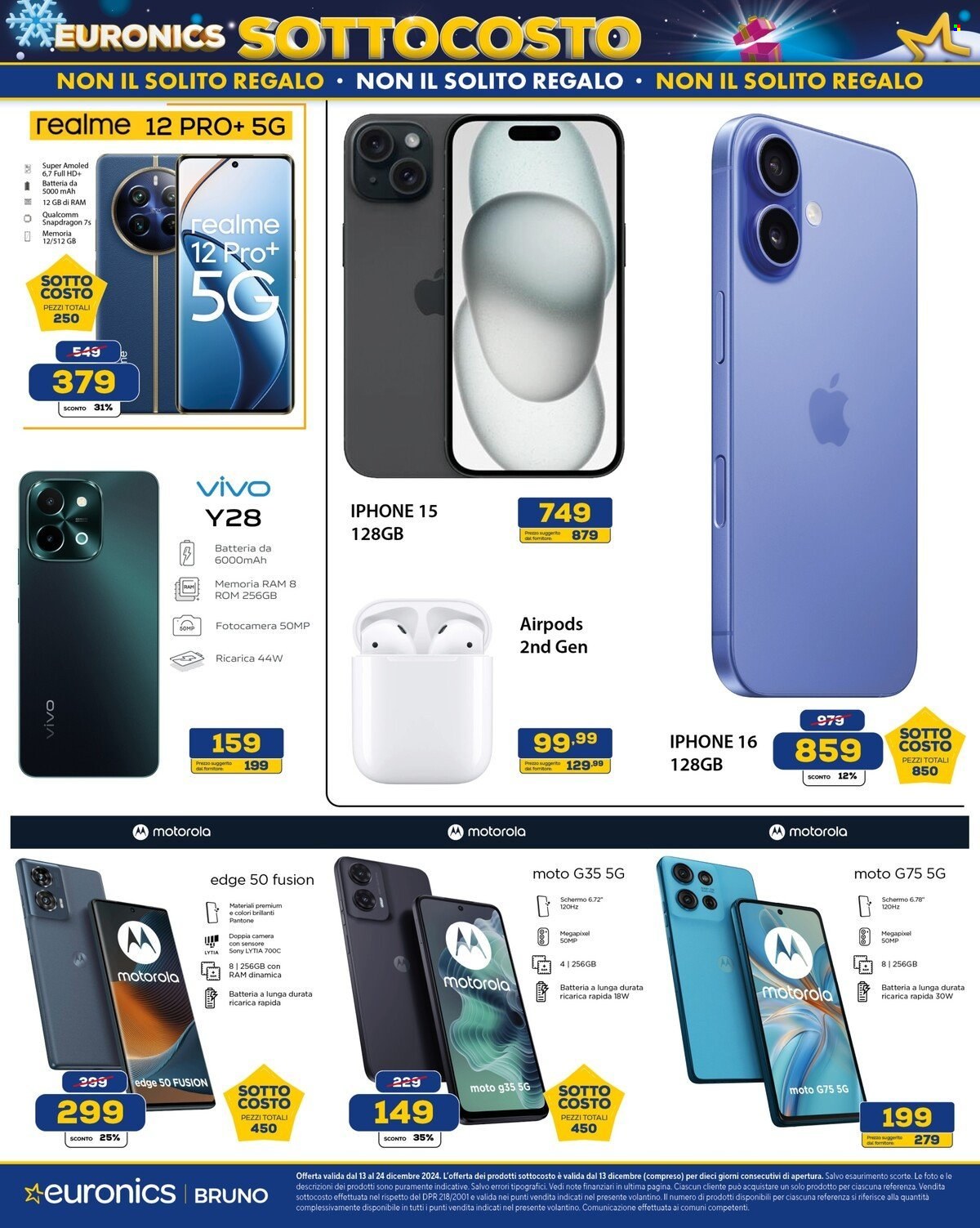 Volantino Euronics - 13/12/2024 - 24/12/2024. Pagina 4