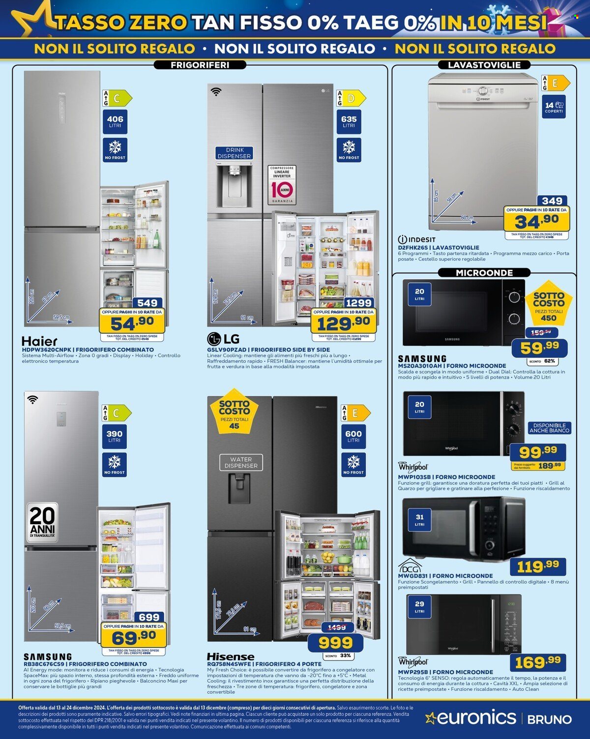 Volantino Euronics - 13/12/2024 - 24/12/2024. Pagina 29