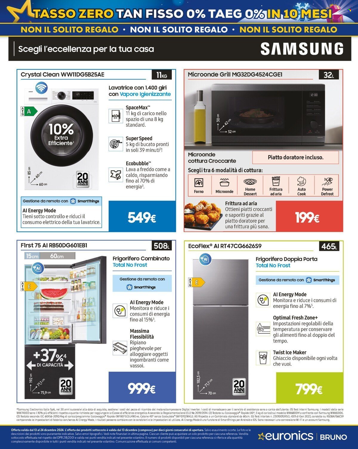 Volantino Euronics - 13/12/2024 - 24/12/2024. Pagina 30