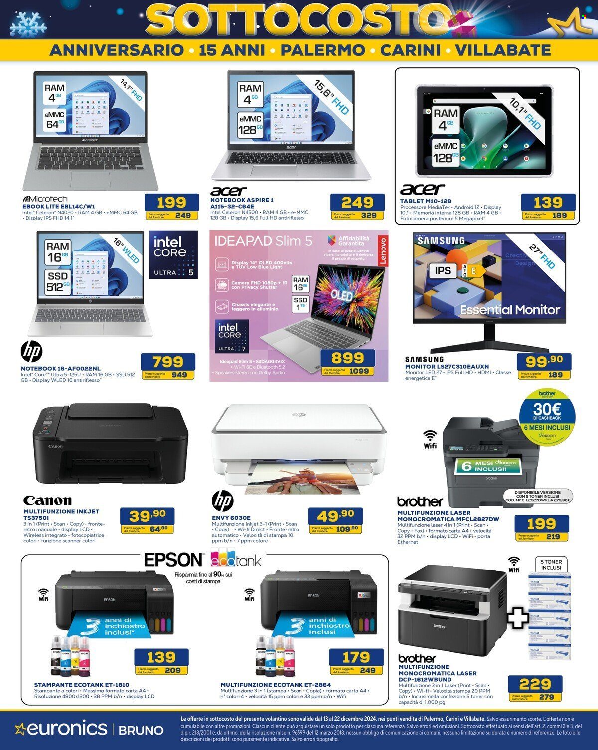 Volantino Euronics - 13/12/2024 - 24/12/2024. Pagina 10