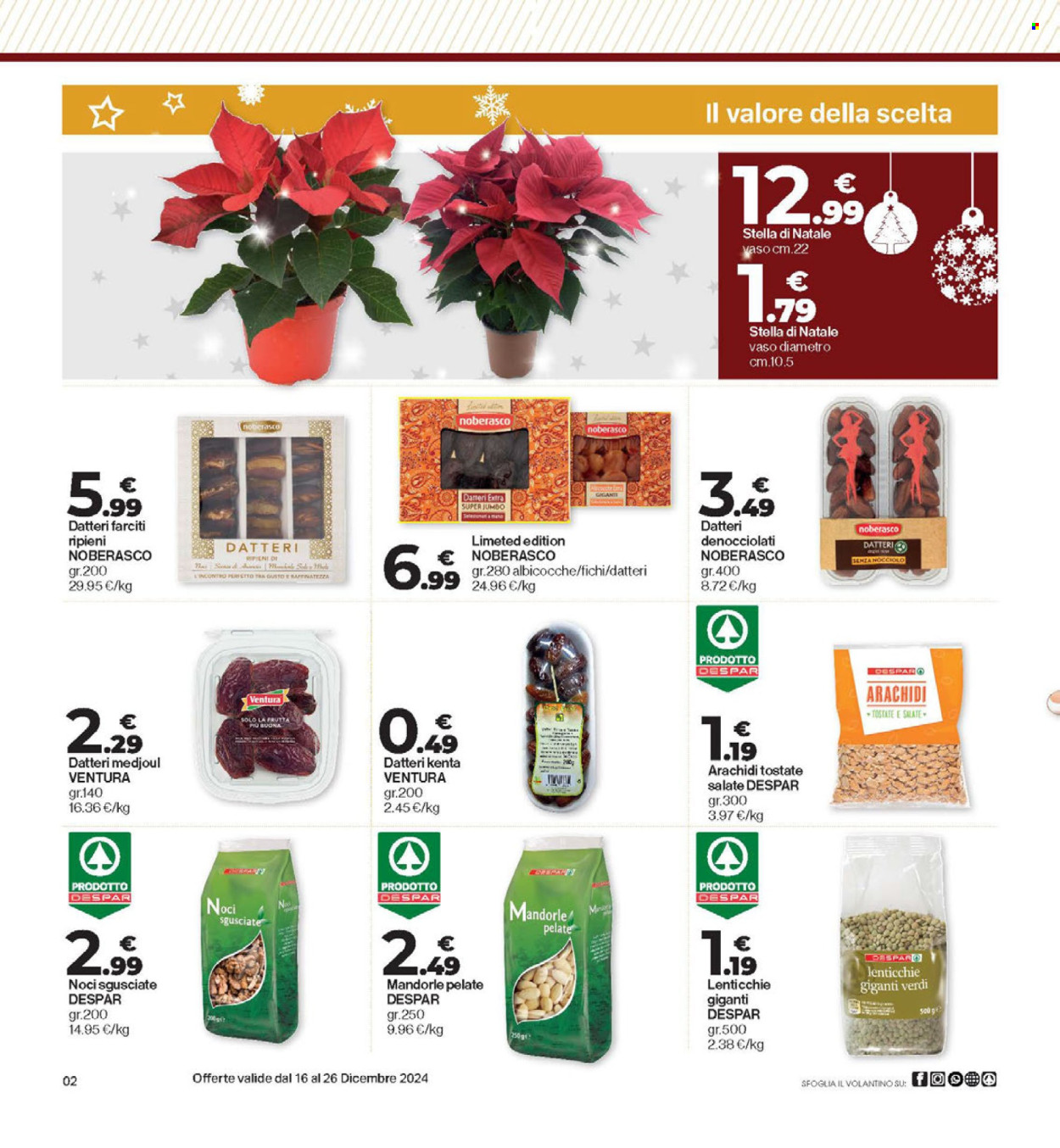 Volantino Eurospar - 16/12/2024 - 26/12/2024. Pagina 2