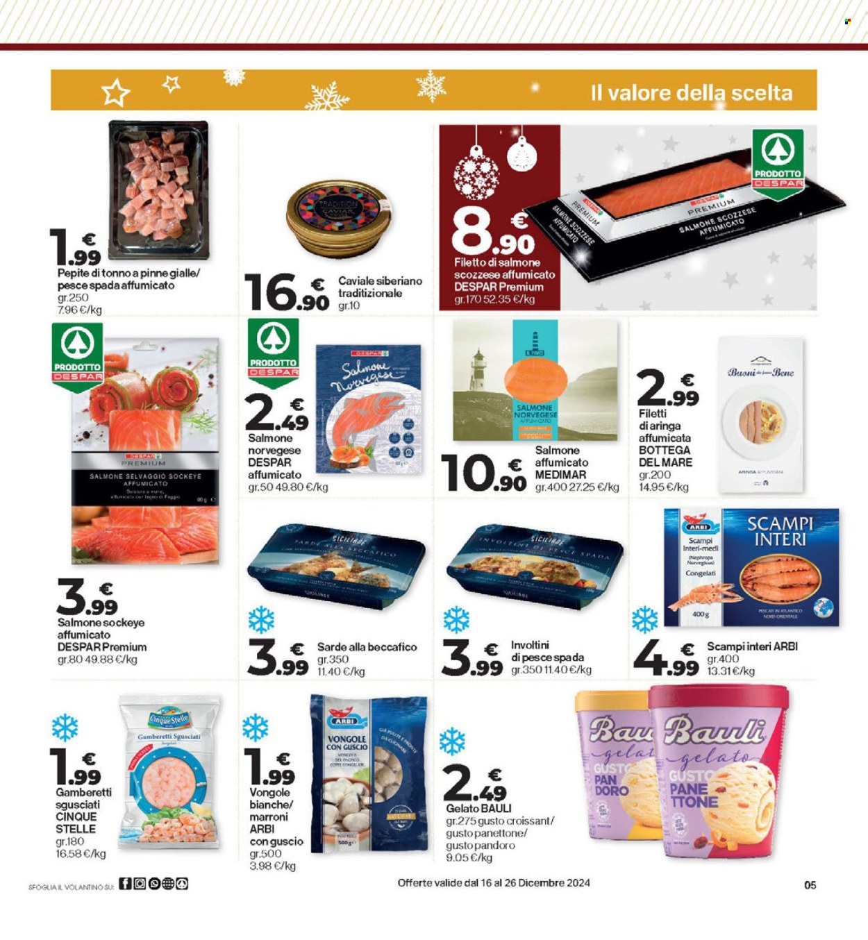 Volantino Eurospar - 16/12/2024 - 26/12/2024. Pagina 5