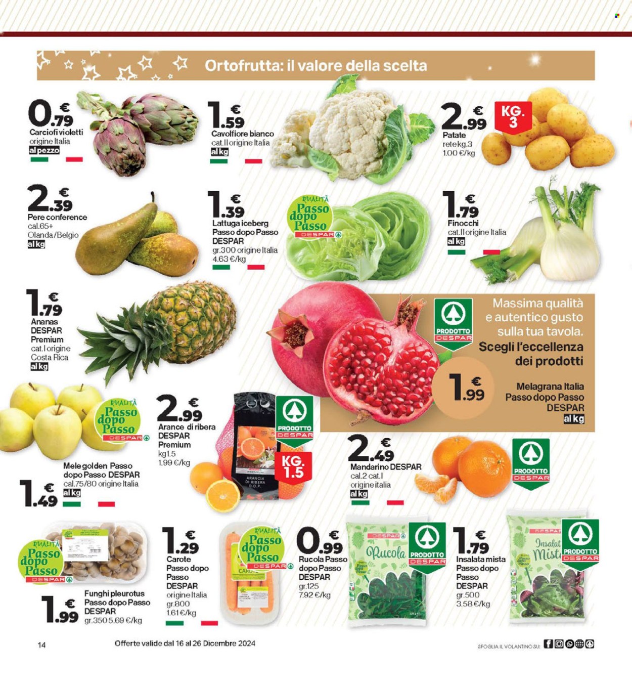 Volantino Eurospar - 16/12/2024 - 26/12/2024. Pagina 14