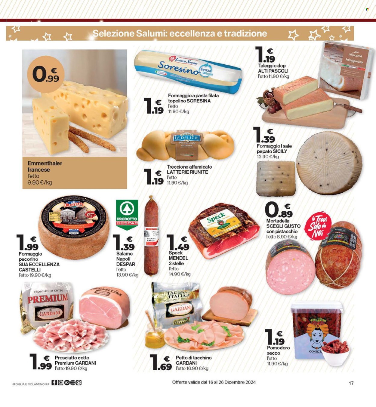 Volantino Eurospar - 16/12/2024 - 26/12/2024. Pagina 17