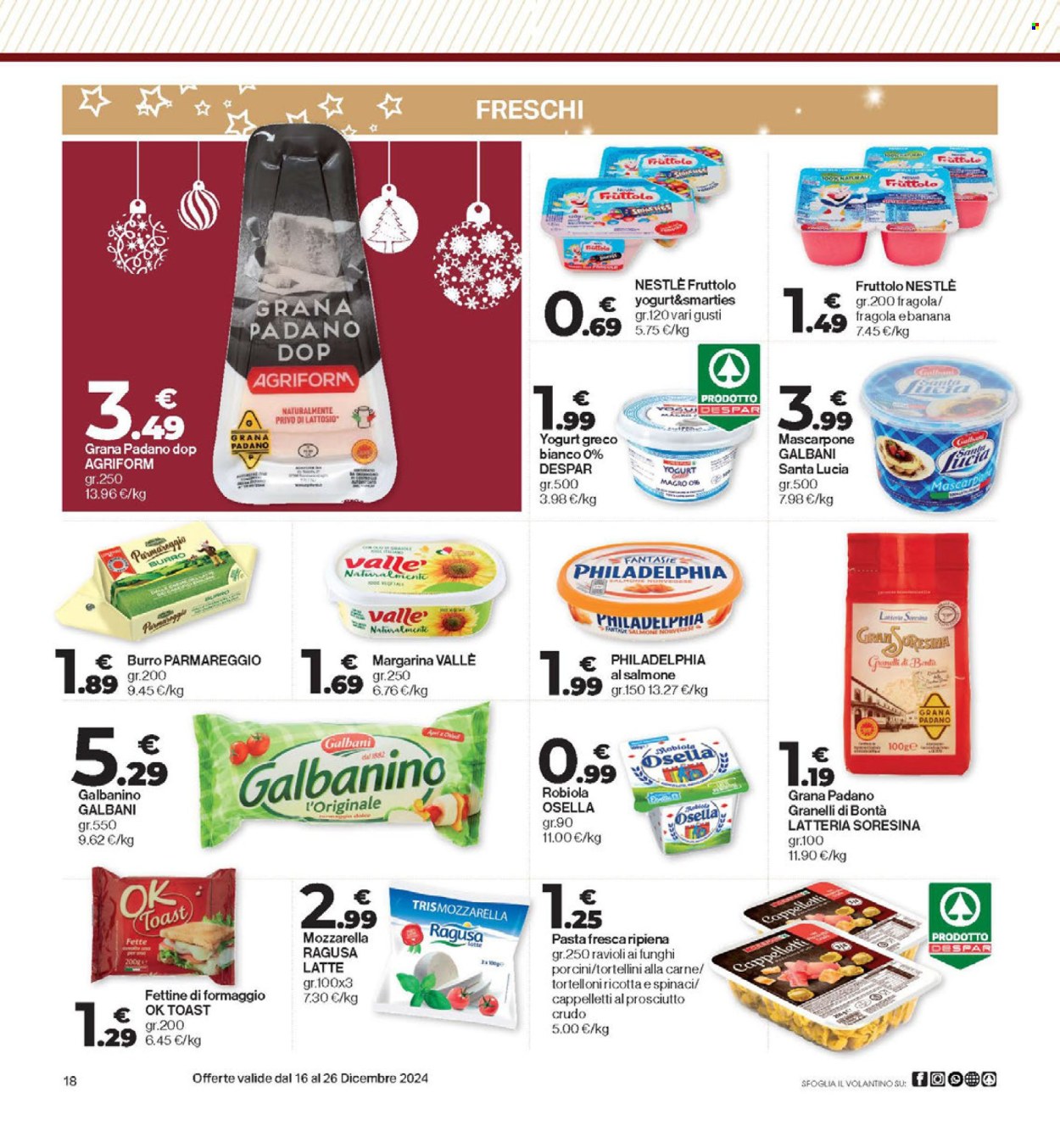 Volantino Eurospar - 16/12/2024 - 26/12/2024. Pagina 18