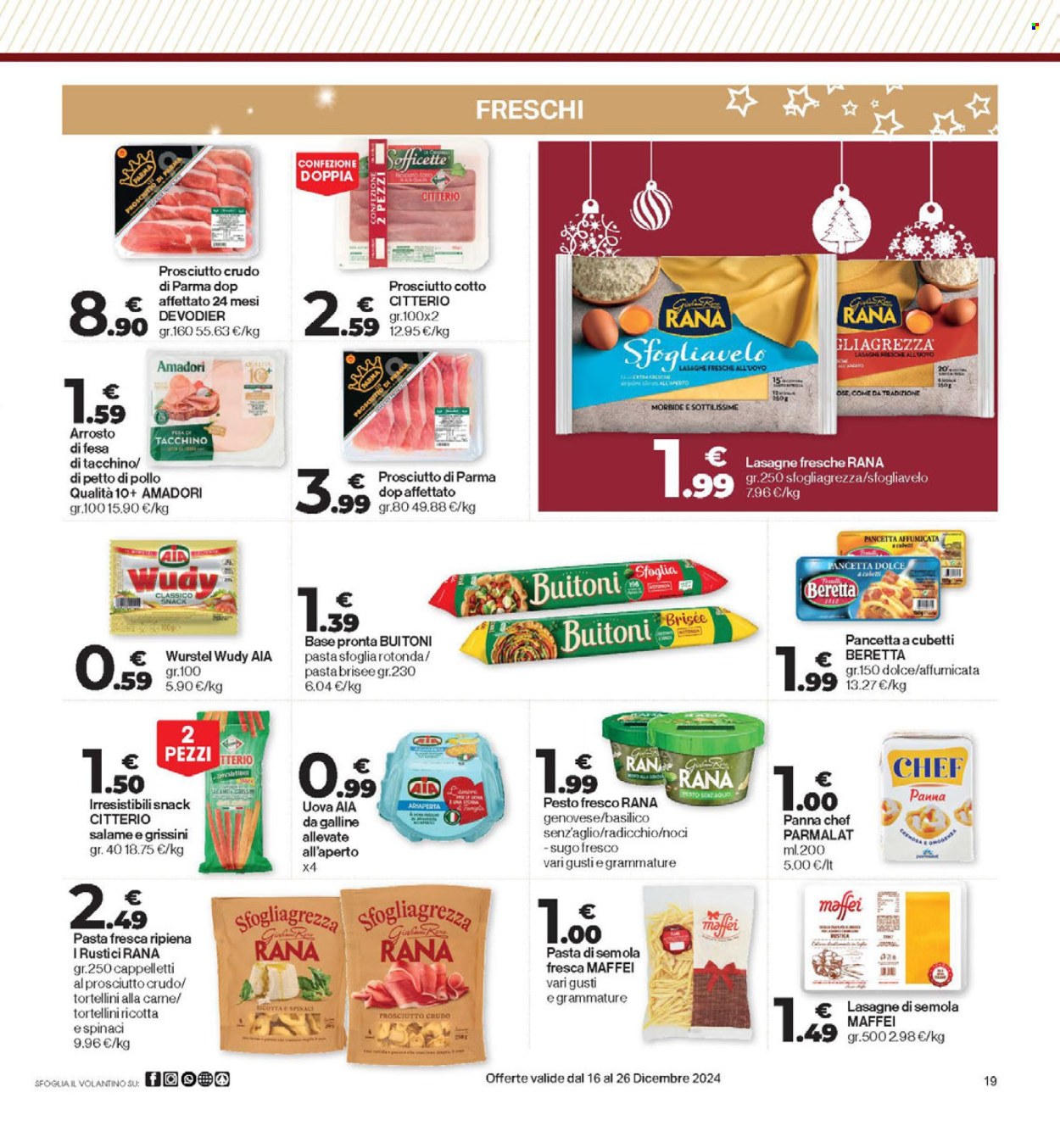 Volantino Eurospar - 16/12/2024 - 26/12/2024. Pagina 19