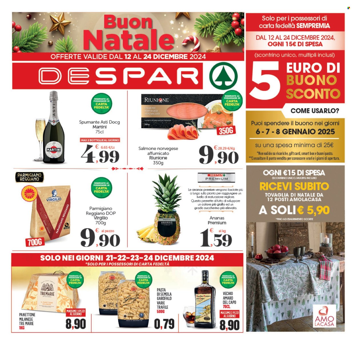 Leták Despar - 12.12.2024 - 24.12.2024. Strana 1