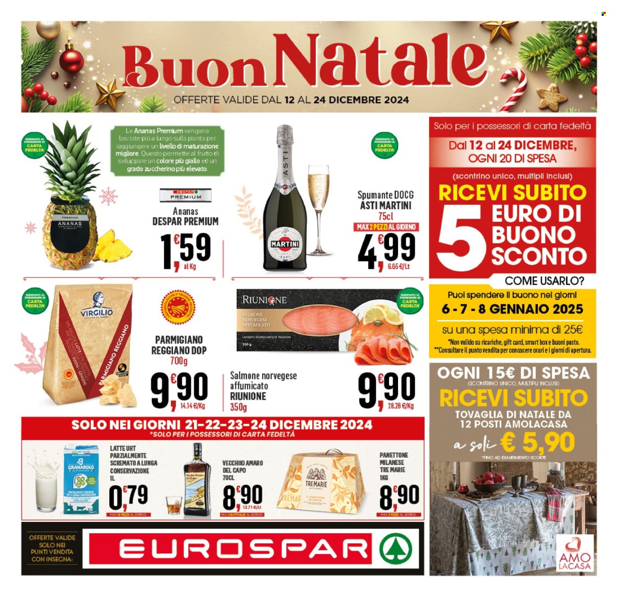 Leták Eurospar - 12.12.2024 - 24.12.2024. Strana 1