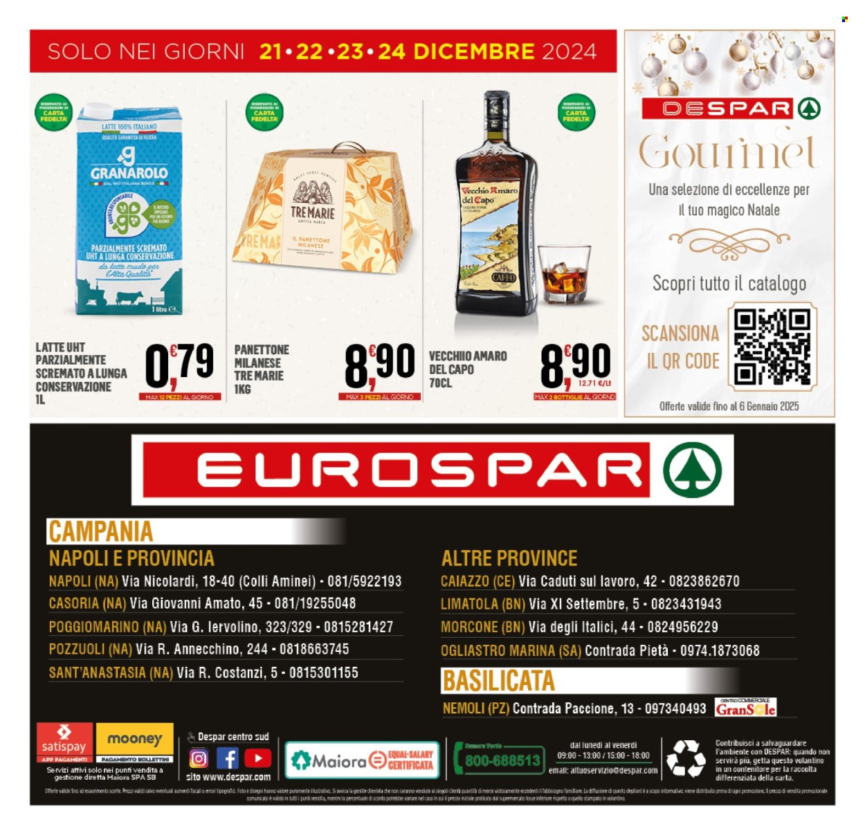 Volantino Eurospar - 12/12/2024 - 24/12/2024. Pagina 32
