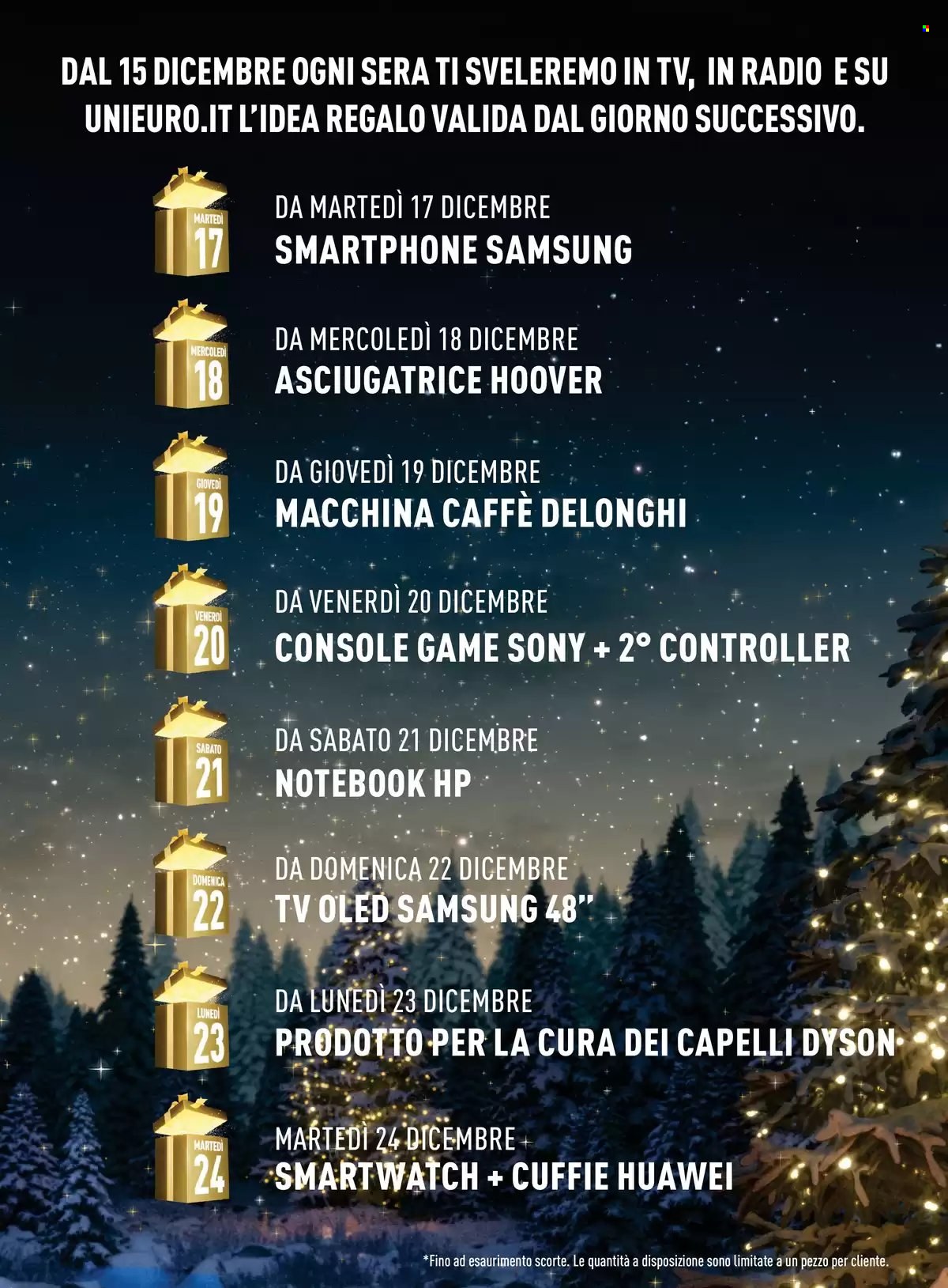 Volantino Unieuro - 16/12/2024 - 24/12/2024. Pagina 3