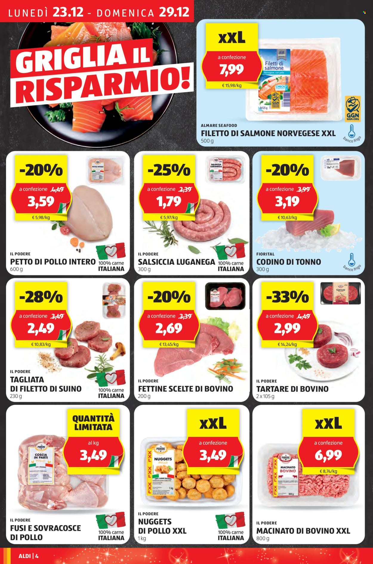 Leták Aldi - 23.12.2024 - 29.12.2024. Strana 4