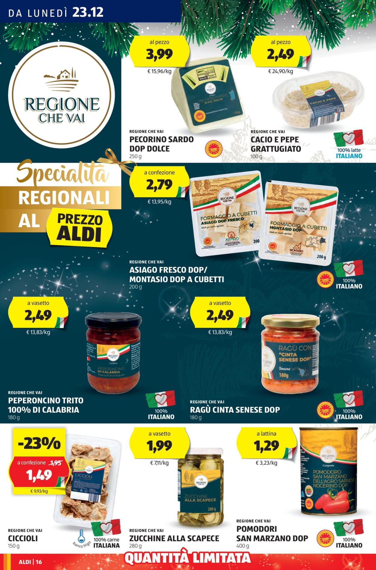Volantino Aldi - 23/12/2024 - 29/12/2024. Pagina 16