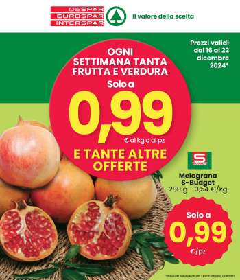 Volantino Interspar - 16/12/2024 - 22/12/2024.